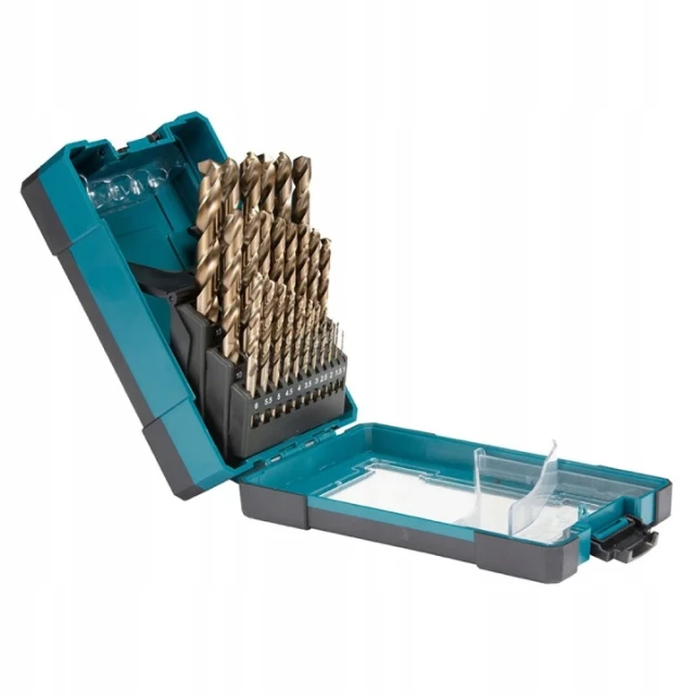 Набір свердел по металу Makita 1-13 мм 25 шт HSS-CO (D-67577)