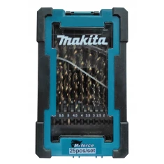 Набір свердел по металу Makita 1-13 мм 25 шт HSS-FORCE (D-67599)