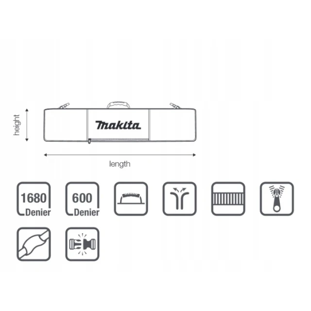 Чехол на шину для пилы Makita 1,0 м (E-05670)