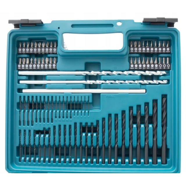 Набір бітів, свердел, головок Makita 212 шт (E-06270)