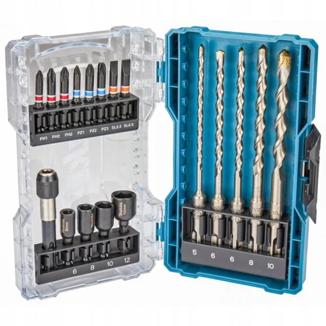Набір біт і свердел Makita 18 шт (E-07026)