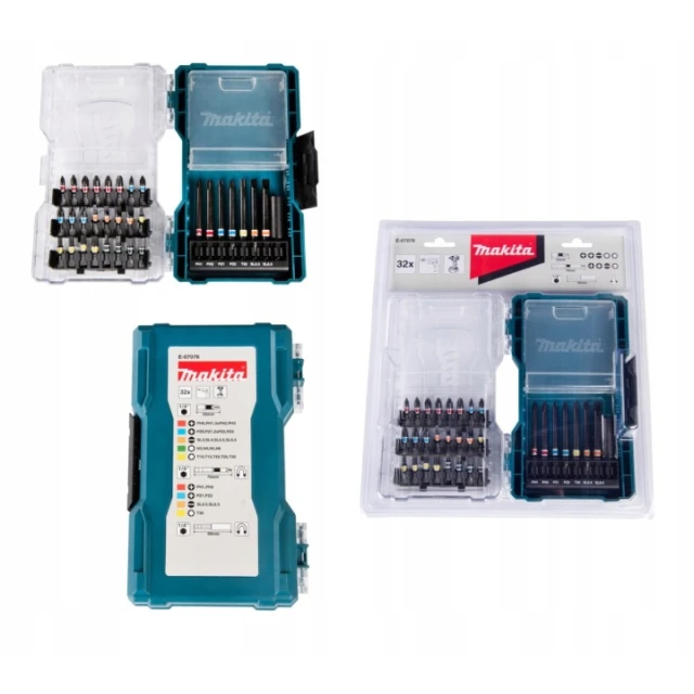Набор бит ударных Makita 32 шт (E-07076)
