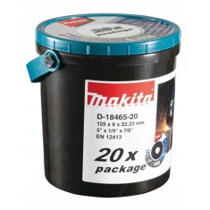 Шлифовальный круг Makita 125x6,0 мм, упаковка 20 шт (D-18465-20)