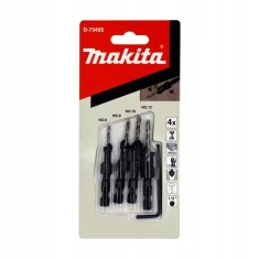 Набір свердел-зенківок Makita 2,4, 2,8, 3,2, 3,6 мм (D-73455)