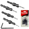 Набір свердел-зенківок Makita 2,4, 2,8, 3,2, 3,6 мм (D-73455)