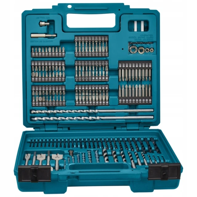 Набір біт і головок і свердел Makita 256 шт (E-11689)