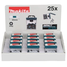 Біта ударна Makita Ph2 x 25 мм 300 шт (25x12) (E-12360-12)