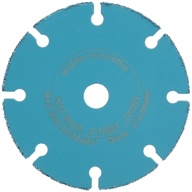 Диск алмазний сегментний Makita 76х1,0 мм (D-74837)