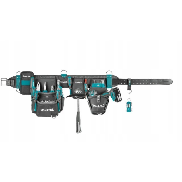 Пояс Makita монтажный поясной с сумками и держателями (088381598415)