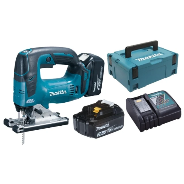 Лобзик Makita 18V 2×3Ah регулируемые обороты BL MAKPAC (088381651943)