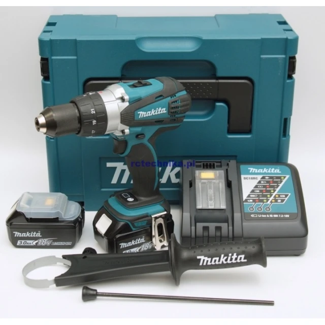 Шуруповерт Makita 18V ударний 91Nm XPT 2x3Ah MakPac (088381653855)
