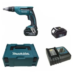 Шуруповерт Makita DFS451RFJ 18V 2x3Ah для гіпсокартону