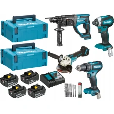 Перфоратор Makita 18V SDS+ 1,9 Дж 2x5Ah Makpac (088381692069)