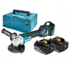 Кутова шліфмашина Makita 125 мм 18V 3х5Ah BL XPT регульована обертання (DGA513RT3J)