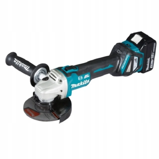 Кутова шліфмашина Makita 125 мм 18V 3х5Ah BL XPT регульована обертання (DGA513RT3J)