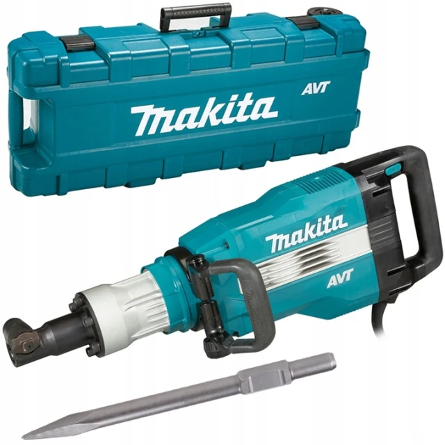 Молоток ударный Makita 1850 W шестигранник 48 Дж AVT кейс (HM1511)