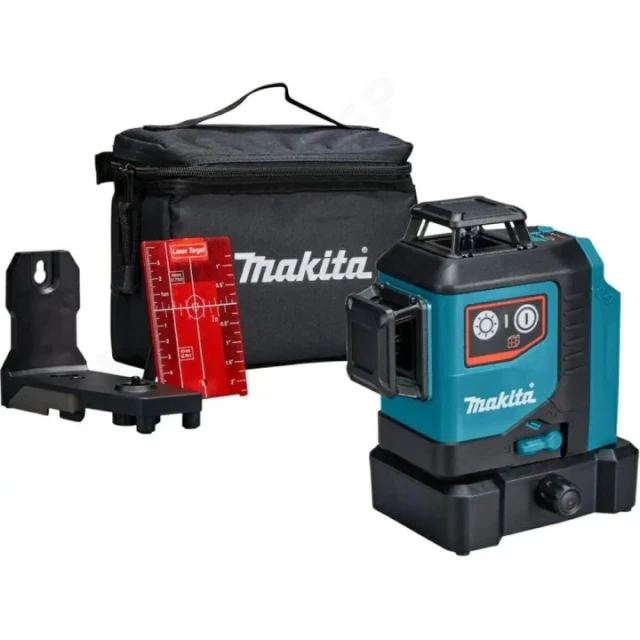 Лазер хрестовий Makita 25м 12V Red 360° (SK700D)