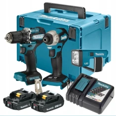 Шуруповерт Makita DDF487 + Гайковерт DTD157 2x2Ah (088381742498)