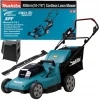 Газонокосарка акумуляторна Makita 2x18V 2x5Ah 48см (DLM480CT2)