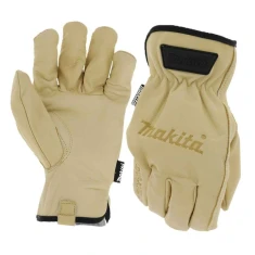 Рукавиці Makita захисні M шкіряні світлі (P-84626)