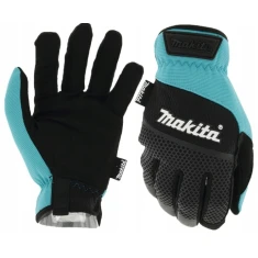 Рукавиці Makita L Black and Cyan (P-84660)