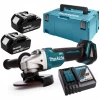 Шліфмашина кутова Makita 125 мм 18V 2x5Ah BRUSHLESS XPT (DGA506RTJ)