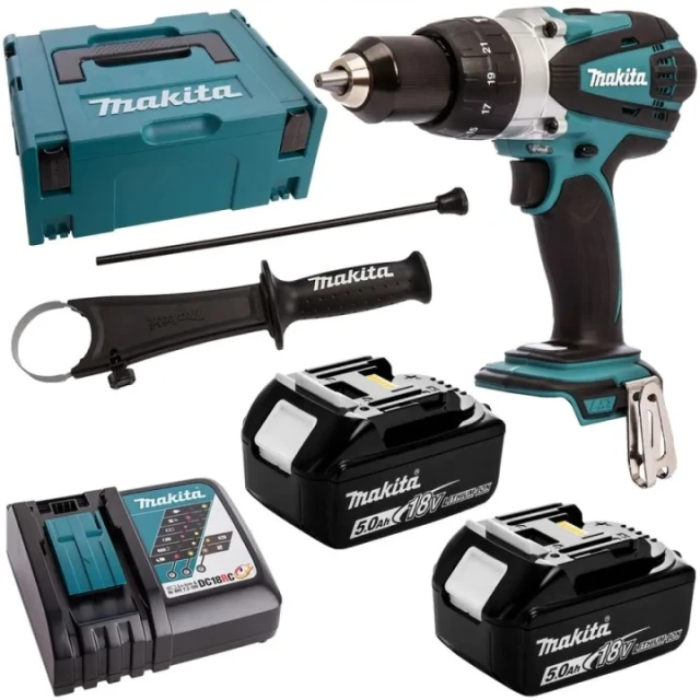 Шуруповерт Makita 18V ударний 91Nm XPT 2x5Ah MakPac (088381815024)