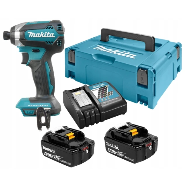 Гайковерт ударний Makita 18V 2x5Ah 170Nm Makpac (DTD153RTJ)