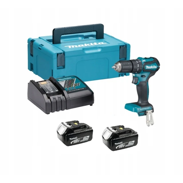 Шуруповерт Makita 18В ударний 40Нм 2x5Ач BL XPT LXT (DHP483RTJ)