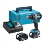 Шуруповерт Makita DHP484RFJ 18V ударний 54Nm 2x3Ah (088381826143)