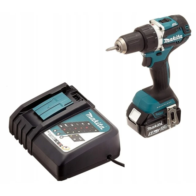 Шуруповерт Makita 18V LXT BL XPT 2x5Ah MAKPAC (088381826433)