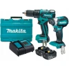 Набір Шуруповерт Makita DHP453 + Гайковерт DTD152 2x3Ah (DLX2142S)