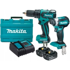 Набір Шуруповерт Makita DHP453 + Гайковерт DTD152 2x3Ah (DLX2142S)