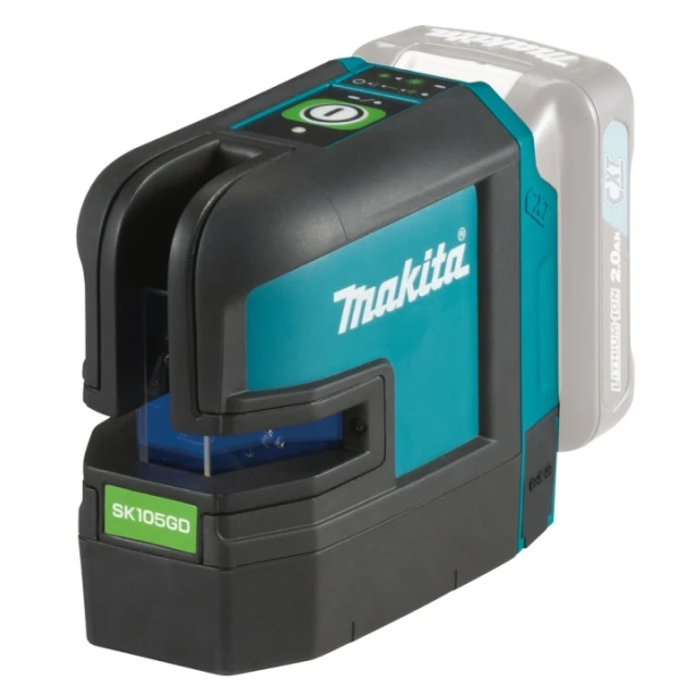 Лазер кресленнєвий Makita 35 м 12 В Green CXT (SK105GDZ)