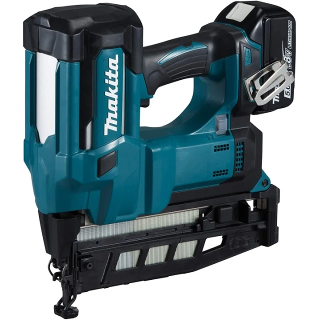 Гвоздезабивач акумуляторний Makita 18V 2x5Ah MAKPAC (DBN600RTJ)