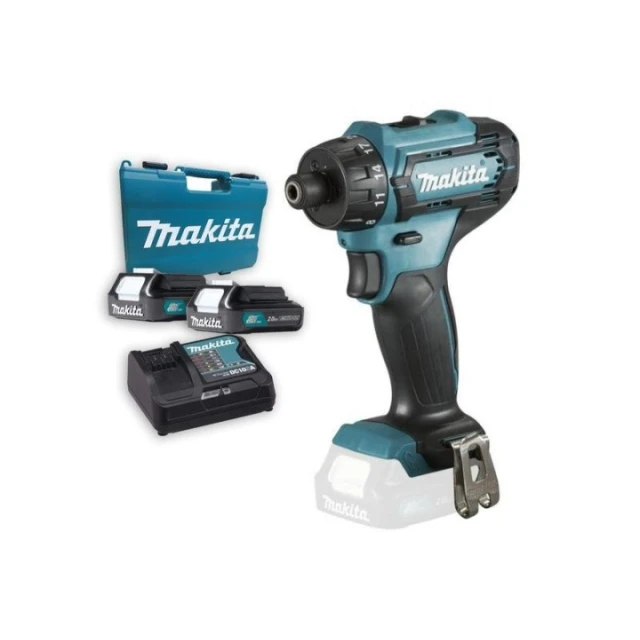 Шуруповерт Makita 12V 30Nm CXT 2x2.0Ah з кейсом
