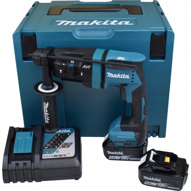 Перфоратор Makita 18V SDS+ 1,7 Дж 2x5Ah Makpac (DHR182RTJ)