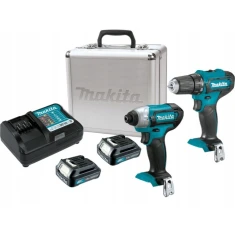 Шуруповерт Makita DF333D + Гайковерт TD110D 2x1.5Ah 12V (088381876650)