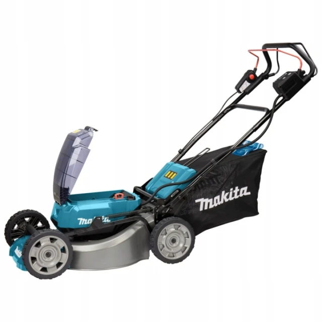 Газонокосарка акумуляторна Makita 2x18V 4x5Ah 46см (DLM462PT4)