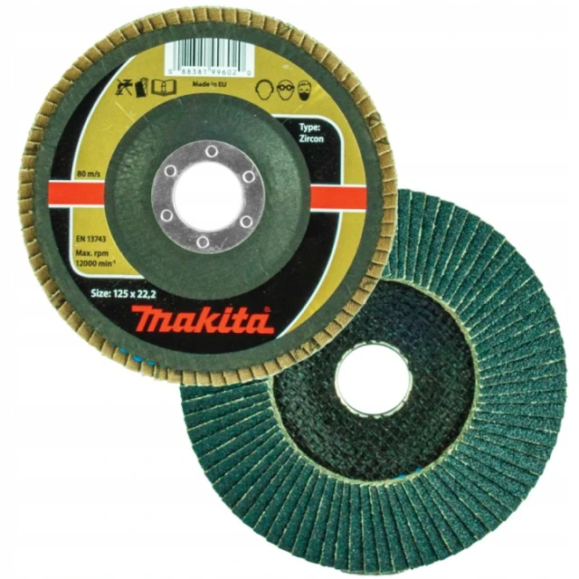 Шліфувальний круг пелюстковий Makita 125/40 цирконій (P-65492)