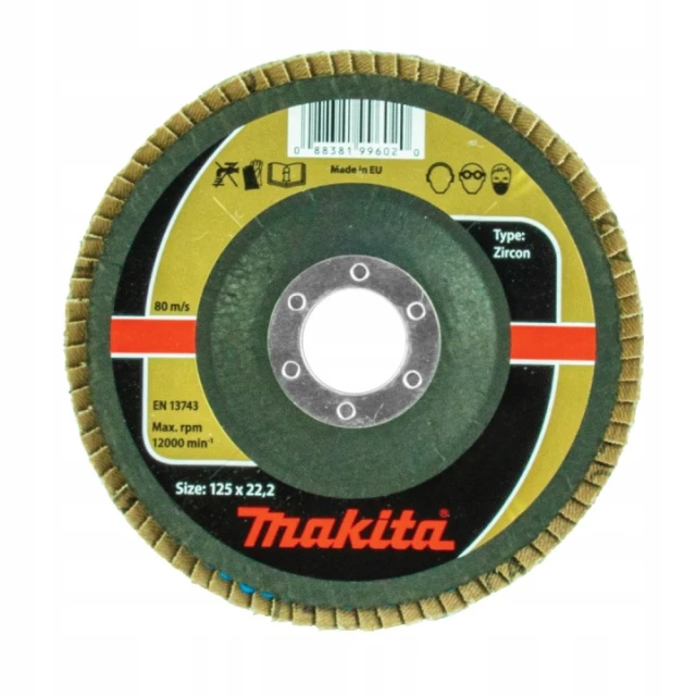 Шліфувальний круг пелюстковий Makita 125/120 ZIRKON (P-65523)