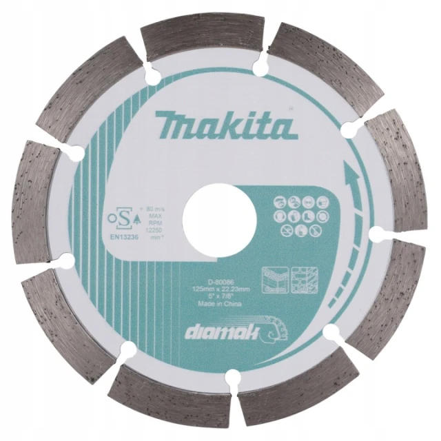 Диск алмазний сегментний універсальний Diamak Makita 125 мм (D-80086)
