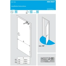 Доближувач Assa Abloy DC110 (40-80кг) Black (DC110-9005)