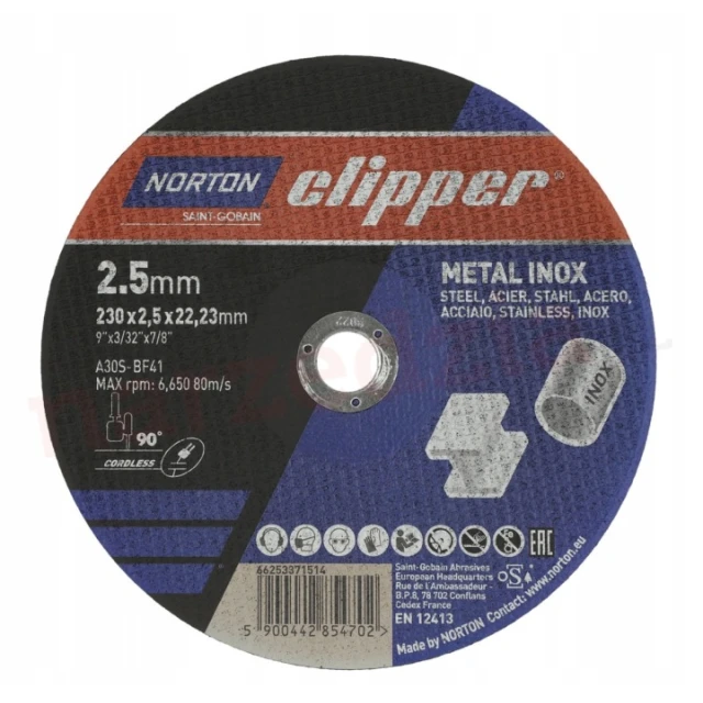Диск по металу Atlas Norton 230x2,0 (828881)