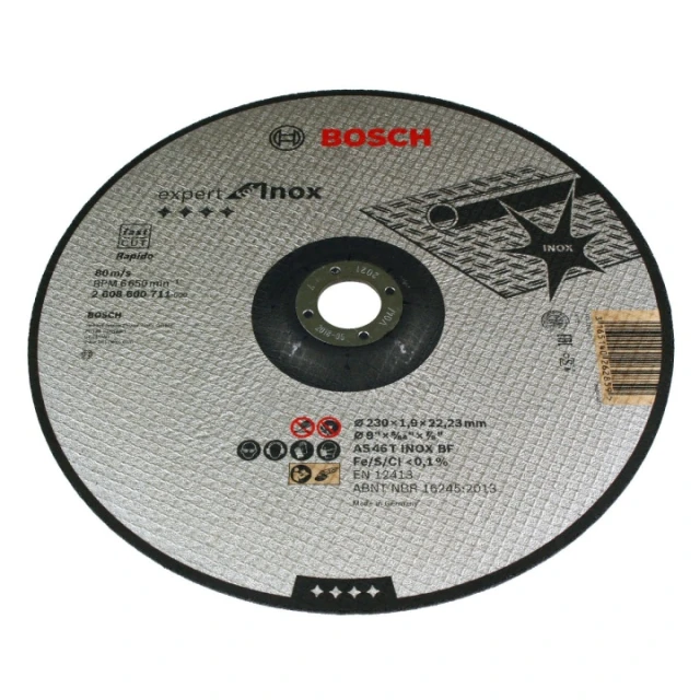 Диск по металу Bosch 230x1,9 нержавіючий (2608600711)