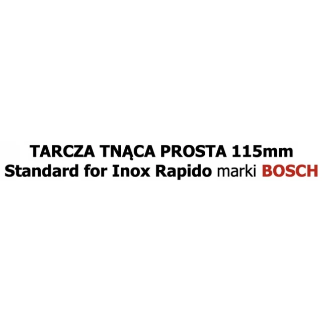 Диск Шліфувальний Bosch 115x1,0 мм по металу нержавіючий 25 шт (2 608 603 169)