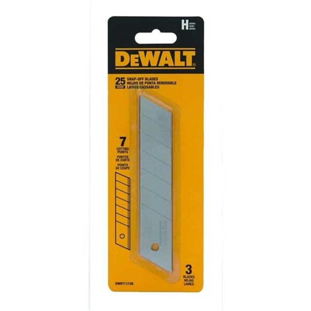 Лезо гартоване ламане DeWALT 25 мм 3 шт (DWHT11726-0)