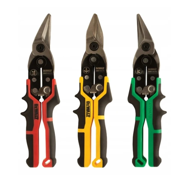 Ножиці для бляхи набір DeWALT 3 шт (3253560146764)