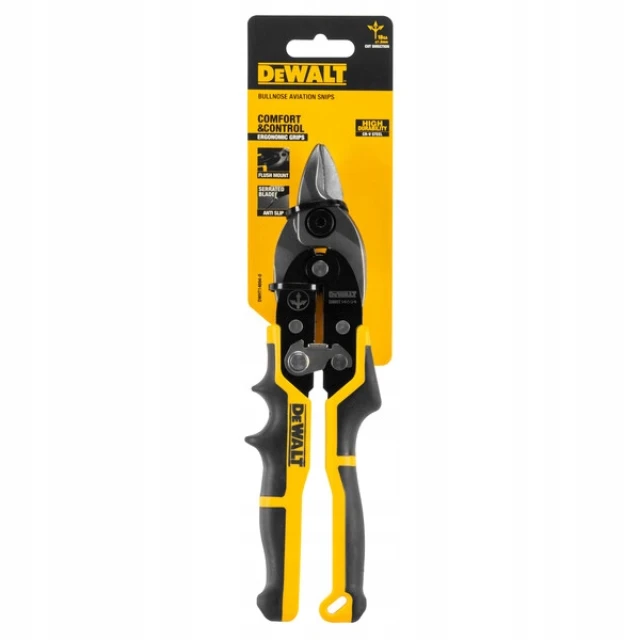 Ножиці DeWALT типу ergo HVAC прямі (DWHT14694-0)