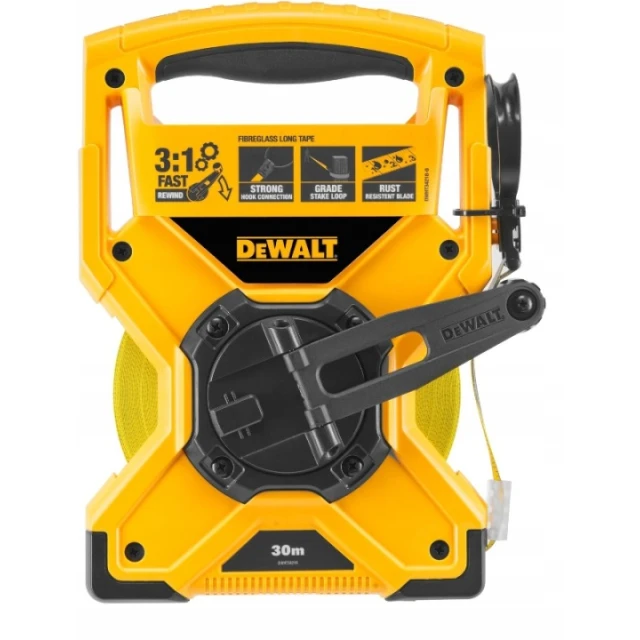Рулетка DeWALT 30 м зі скловолокном (DWHT34218-0)